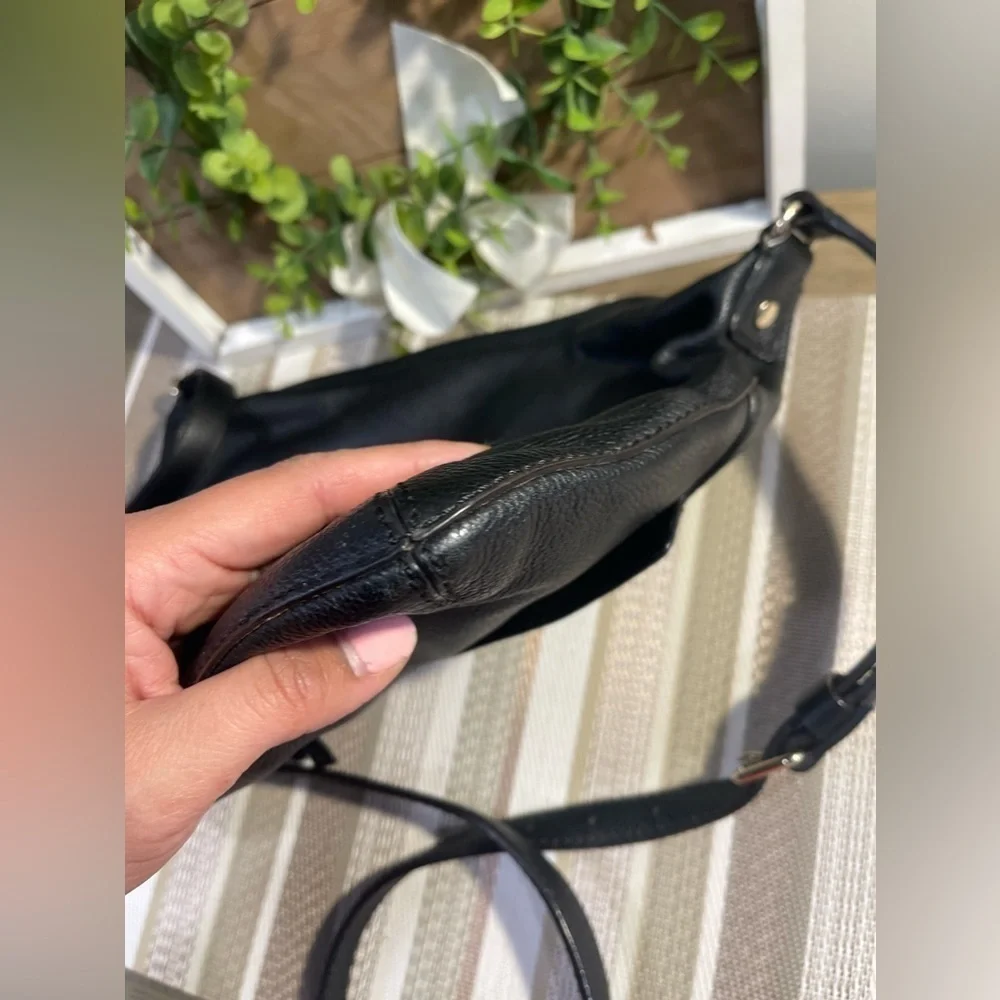 Kate Spade Black Pebbled Leather Crossbody Bag